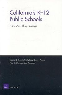 Produktbild: California's K-12 Public Schools: How Are They Doing?