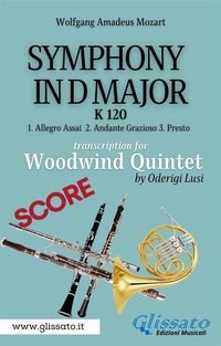 Produktbild: (Score) Symphony K 120 - Woodwind Quintet