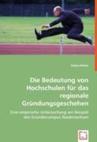 Bild vom Artikel Köhler, S: Die Bedeutung von Hochschulen für das regionale G vom Autor Stefan Köhler