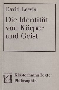 Produktbild: Die Identit&auml;t von K&ouml;rper und Geist