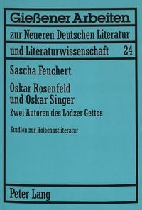Produktbild: Oskar Rosenfeld und Oskar Singer