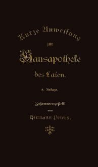 Produktbild: Kurze Anweisung zur Hausapotheke des Laien