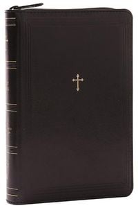 Produktbild: NKJV Compact Paragraph-Style Bible W/ 43,000 Cross References, Black Leathersoft Zipper Closure, Red Letter, Comfort Print: Holy Bible, New King James Version