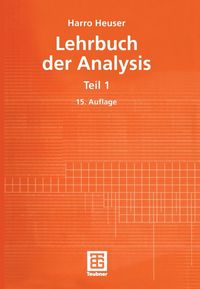 Produktbild: Lehrbuch der Analysis