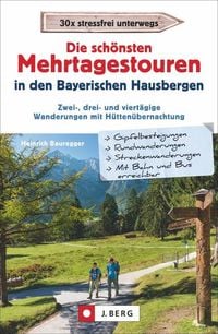 Produktbild: Die sch&ouml;nsten Mehrtagestouren in den Bayerischen Hausbergen