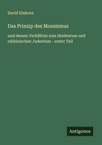 Produktbild: Das Prinzip des Mosaismus