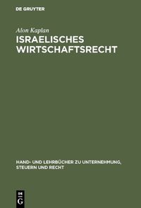 Produktbild: Israelisches Wirtschaftsrecht