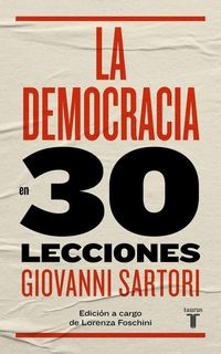 Produktbild: La democracia en treinta lecciones