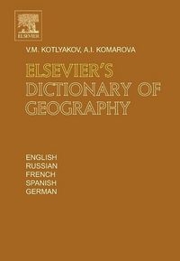 Produktbild: Elsevier's Dictionary of Geography