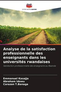 Produktbild: Analyse de la satisfaction professionnelle des enseignants dans les universit&eacute;s rwandaises
