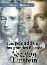 Produktbild: Los pecados de dos grandes f&iacute;sicos : Newton y Einstein