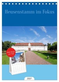 Produktbild: Tischplaner 2027 - Heusenstamm im Fokus (A5 Tischkalender zum Aufstellen) CALVENDO