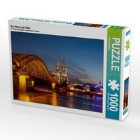 Produktbild: CALVENDO Puzzle Der Rhein bei K&ouml;ln | 1000 Teile Lege-Gr&ouml;&szlig;e 64x48cm Foto-Puzzle f&uuml;r gl&uuml;ckliche Stunden
