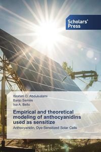 Produktbild: Empirical and theoretical modeling of anthocyanidins used as sensitize