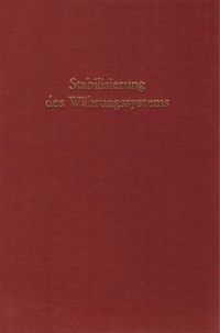 Produktbild: Stabilisierung des W&auml;hrungssystems.