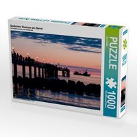 Produktbild: CALVENDO Puzzle Seebr&uuml;cke Wustrow am Abend | 1000 Teile Lege-Gr&ouml;&szlig;e 64x48cm Foto-Puzzle f&uuml;r gl&uuml;ckliche Stunden