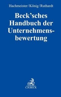 Produktbild: Beck'sches Handbuch der Unternehmensbewertung