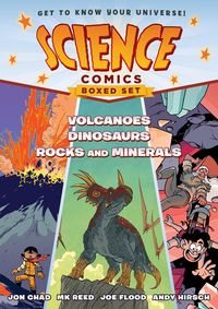 Produktbild: Science Comics Boxed Set: Volcanoes, Dinosaurs, and Rocks and Minerals