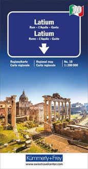 Bild vom Artikel KuF Italien Regionalkarte 10. Latium / Rom 1 : 200 000 vom Autor Hallwag Kümmerly+Frey AG