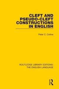 Produktbild: Cleft and Pseudo-Cleft Constructions in English