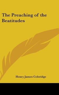 Produktbild: Coleridge, H: Preaching Of The Beatitudes