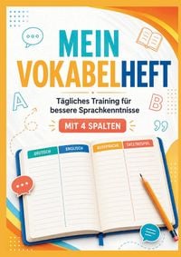 Produktbild: MEIN VOKABELHEFT: mit 4 Spalten