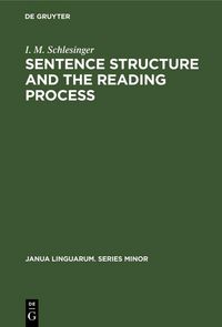 Produktbild: Sentence structure and the reading process