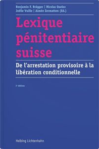 Produktbild: Lexique p&eacute;nitentiaire suisse