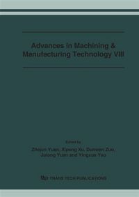 Produktbild: Advances in Machining & Manufacturing Technology VIII
