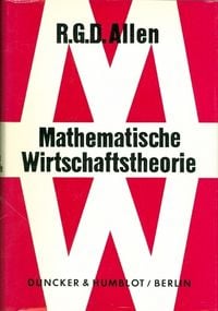 Produktbild: Mathematische Wirtschaftstheorie.