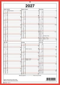 Produktbild: Wandkalender 6M/1S A4 hoch