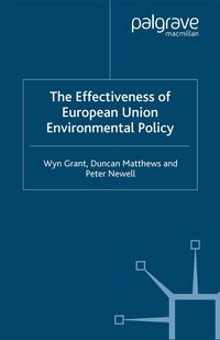 Produktbild: The Effectiveness of European Union Environmental Policy