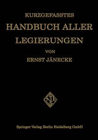 Produktbild: Kurzgefasstes Handbuch aller Legierungen
