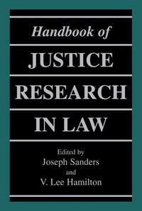 Produktbild: Handbook of Justice Research in Law