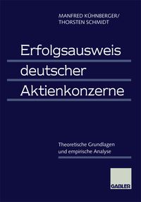Produktbild: Erfolgsausweis deutscher Aktienkonzerne