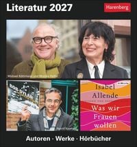 Produktbild: Literatur Tagesabrei&szlig;kalender 2027 - Kulturkalender - Autoren, Werke, H&ouml;rb&uuml;cher