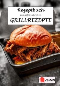 Produktbild: Rezeptbuch zum selber schreiben. / Rezeptbuch zu selber schreiben - Grillrezepte Motiv Pulled Pork im Br&ouml;tchen