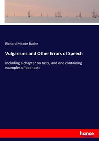 Produktbild: Vulgarisms and Other Errors of Speech