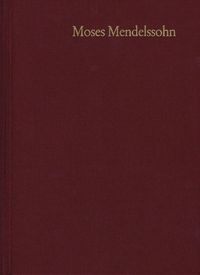 Produktbild: Moses Mendelssohn: Gesammelte Schriften. Jubil&auml;umsausgabe / Band 25,1-2: Register und Corrigenda