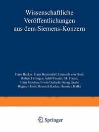 Produktbild: Wissenschaftliche Ver&ouml;ffentlichungen aus dem Siemens-Konzern