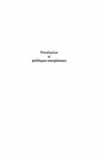 Produktbild: Prostitution et politique europeennes