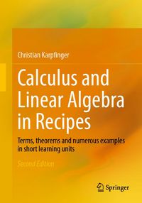 Produktbild: Calculus and Linear Algebra in Recipes