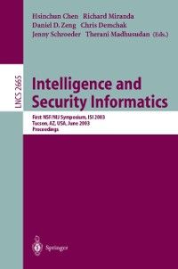 Produktbild: Intelligence and Security Informatics