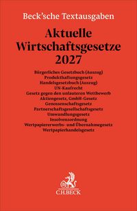 Produktbild: Aktuelle Wirtschaftsgesetze 2027