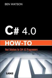 Produktbild: Watson, B: C# 4.0 How-to