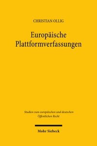 Produktbild: Europ&auml;ische Plattformverfassungen