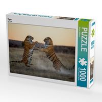 Produktbild: CALVENDO Puzzle Tiger | 1000 Teile Lege-Gr&ouml;&szlig;e 64x48cm Foto-Puzzle f&uuml;r gl&uuml;ckliche Stunden