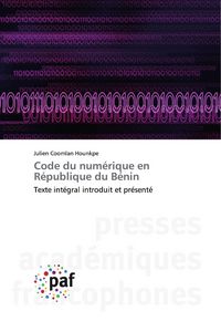 Produktbild: Code du num&eacute;rique en R&eacute;publique du B&eacute;nin