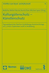 Produktbild: Kulturg&uuml;terschutz - K&uuml;nstlerschutz