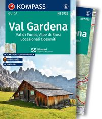 Produktbild: KOMPASS guida escursionistica Val Gardena, Val di Funes, Alpe di Siusi, 55 itinerari